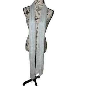 Lauren Ralph Lauren, Women's Shine Knit Evening Wrap, Silver, One Size